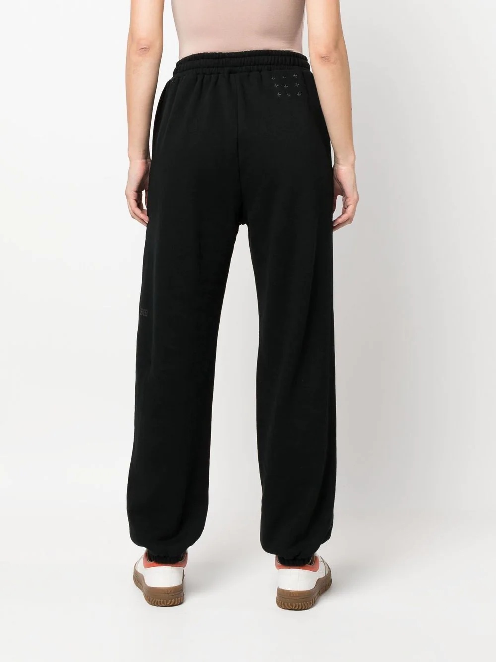 elasticated-waistband detail trousers - 4
