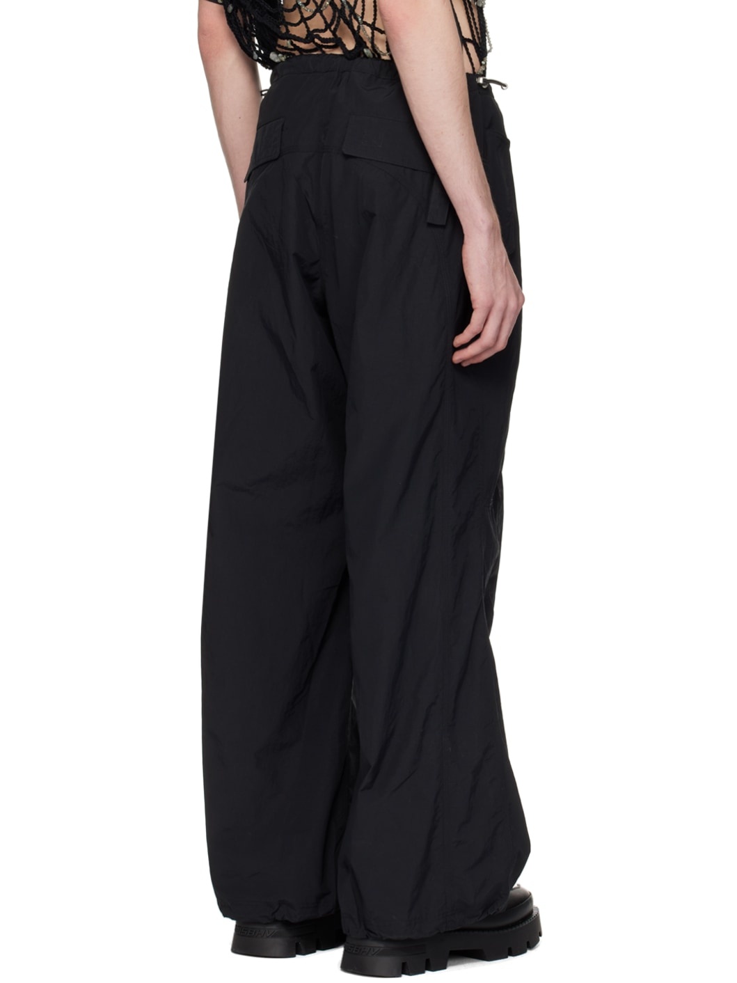 Black Relaxed Trousers - 3
