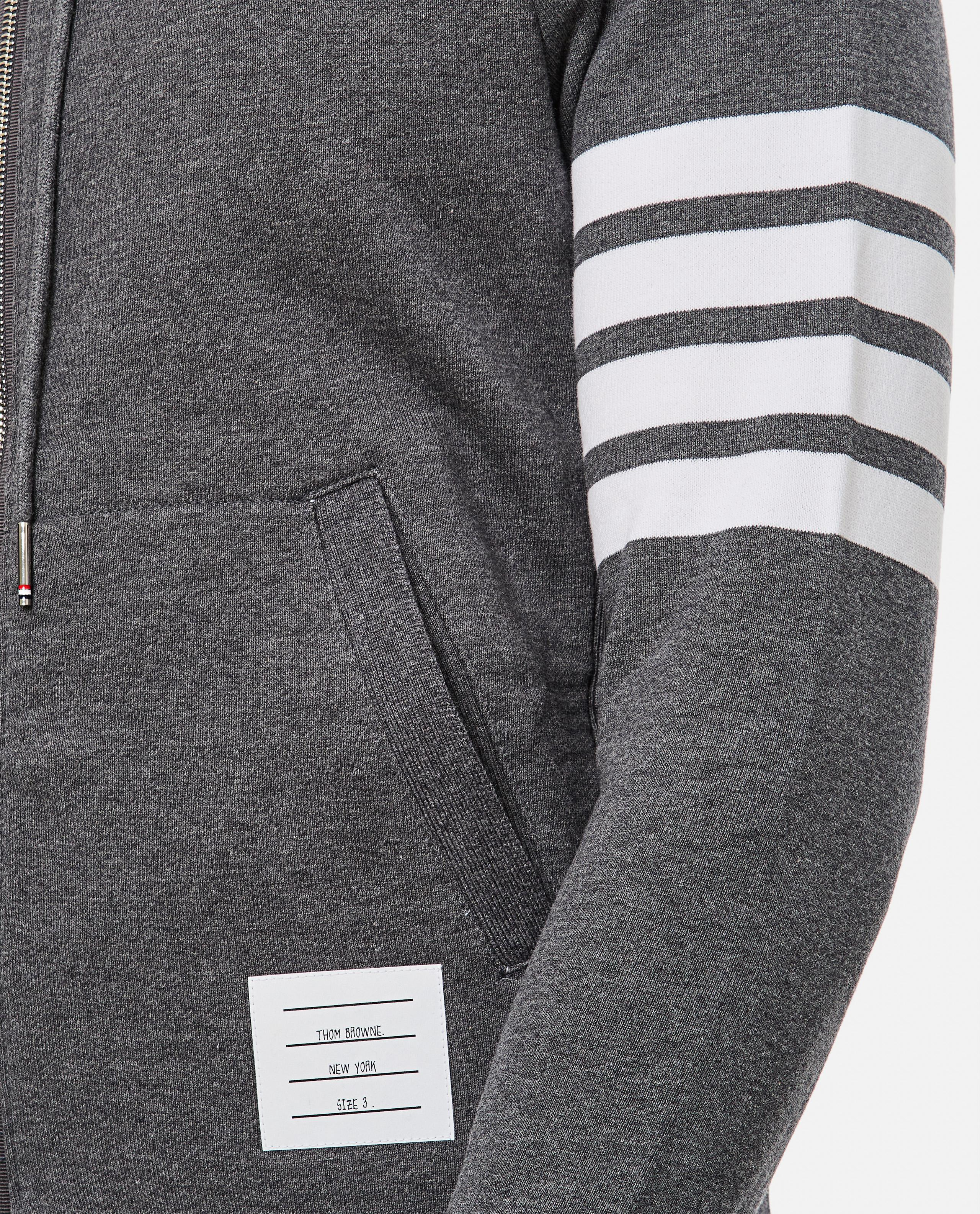 CLASSIC FULL ZIP HOODIE IN CLASSIC LOOPBACK W/ ENGINEERED 4 BAR - 4