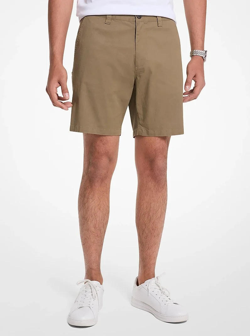 Stretch Cotton Shorts - 1