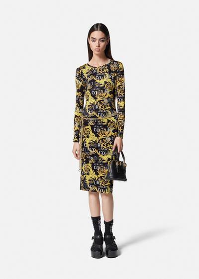 VERSACE JEANS COUTURE Logo Couture Midi Dress outlook