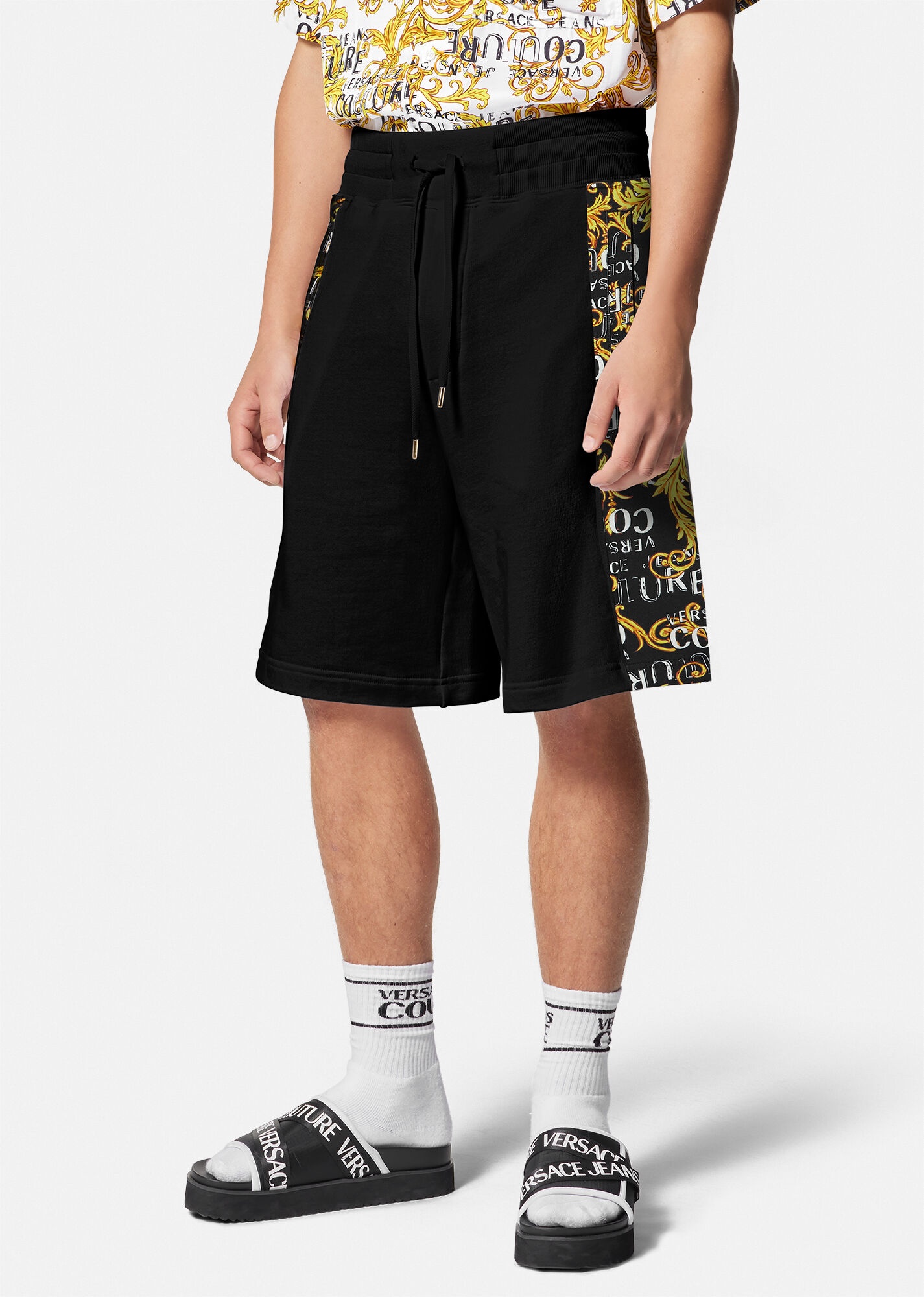 Logo Couture Sweat Shorts - 3