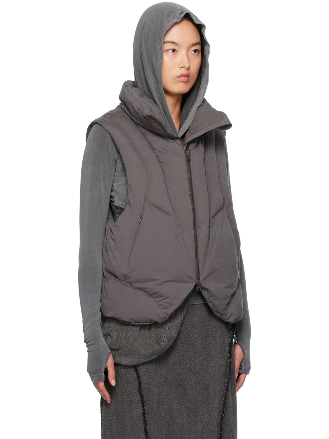 SSENSE Exclusive Gray Padded Vest - 2