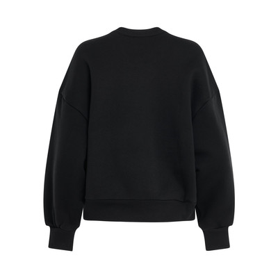 Alexander McQueen Warped Print Sweatshirt in Black outlook