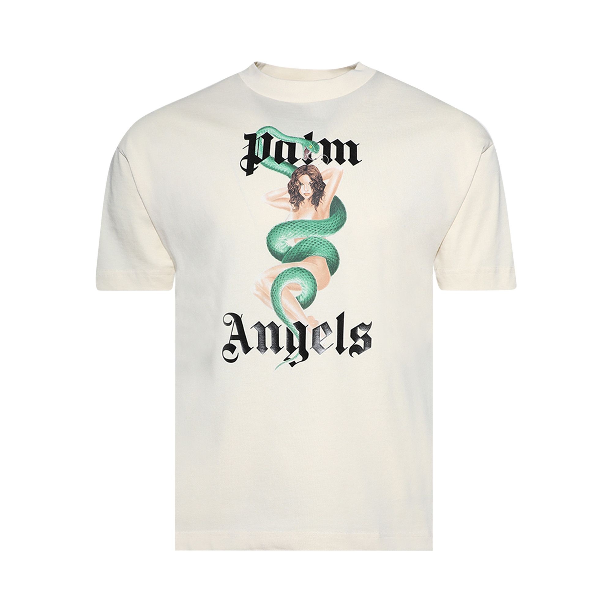 Palm Angels Ivy Pin Up Tee 'Ivory' - 1