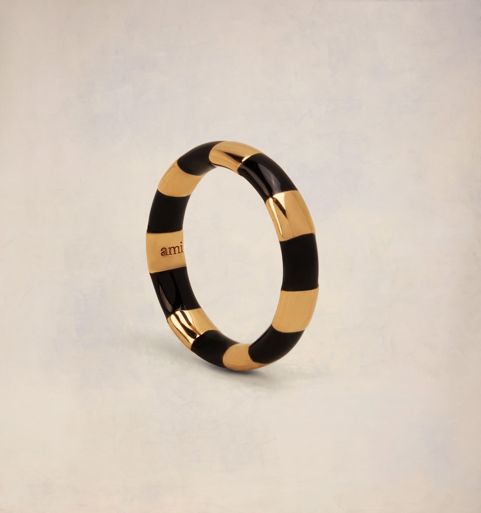 Striped Ami Signature Ring - 5