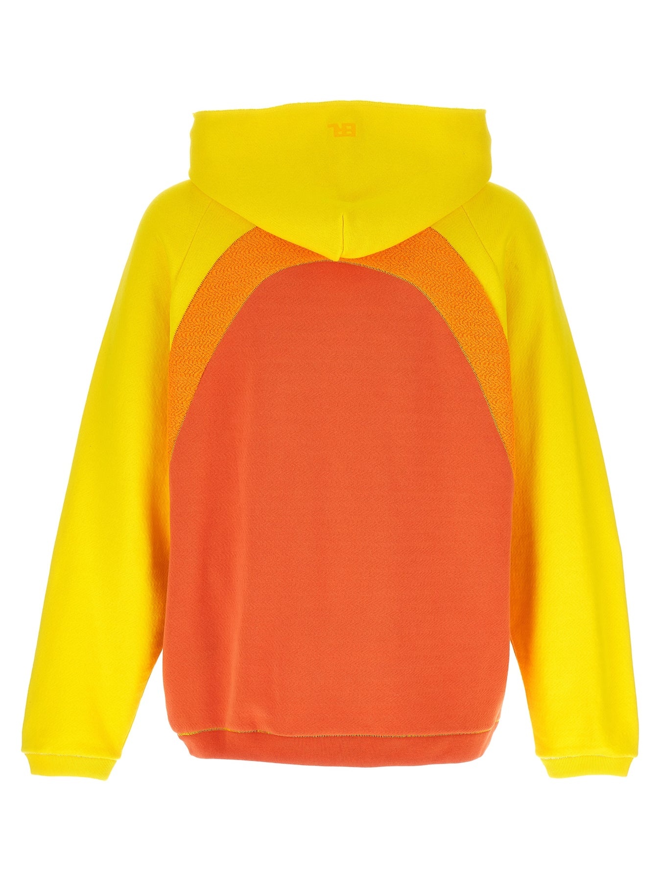 Patchwork Hoodie Sweatshirt Multicolor - 2