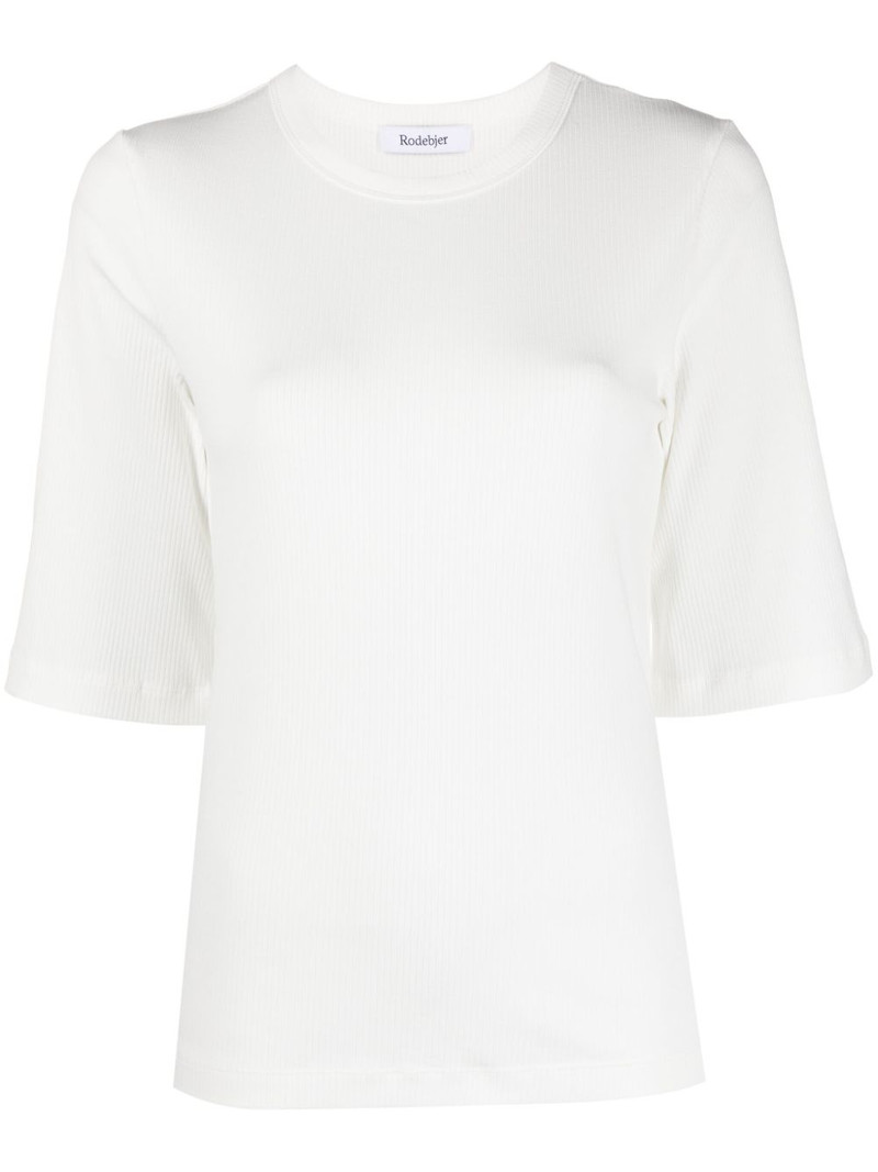 fine-ribbed organic cotton T-shirt 1
