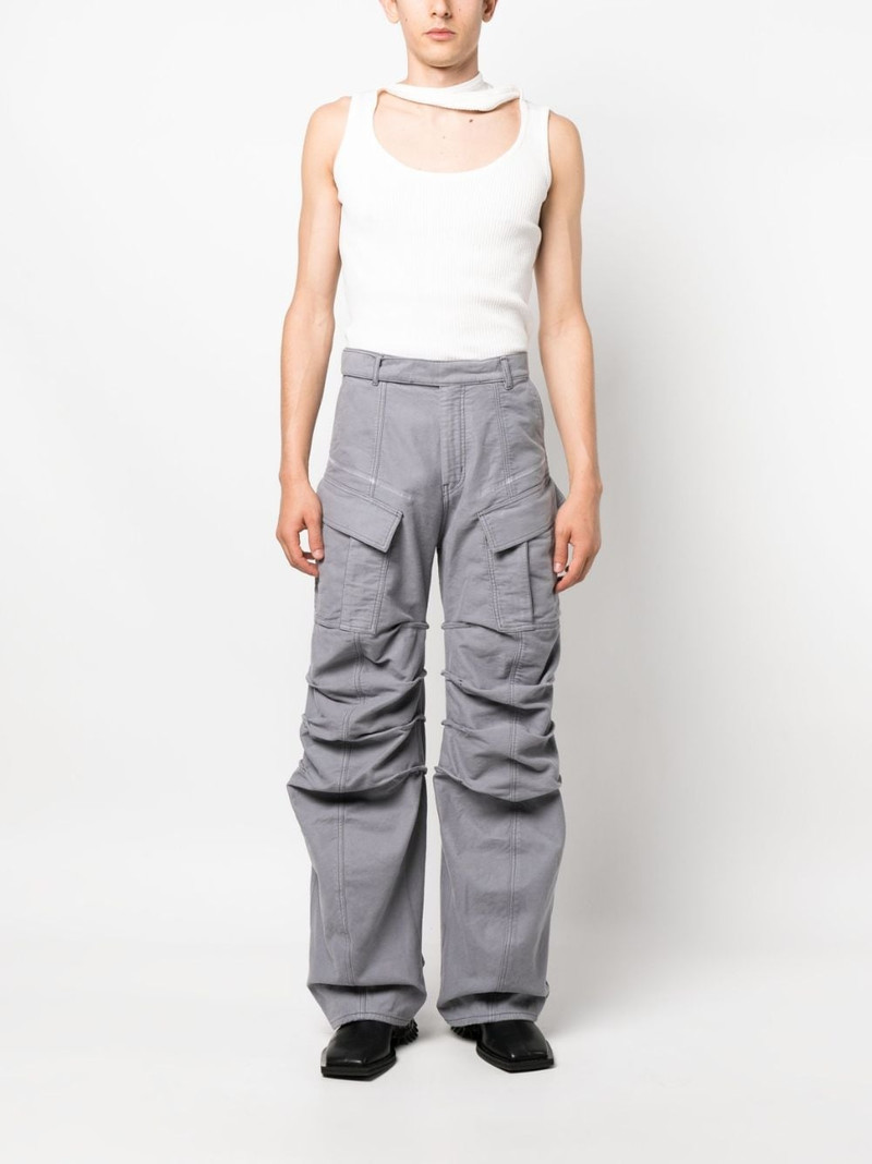 Y/Project belted-waist cotton cargo pants outlook
