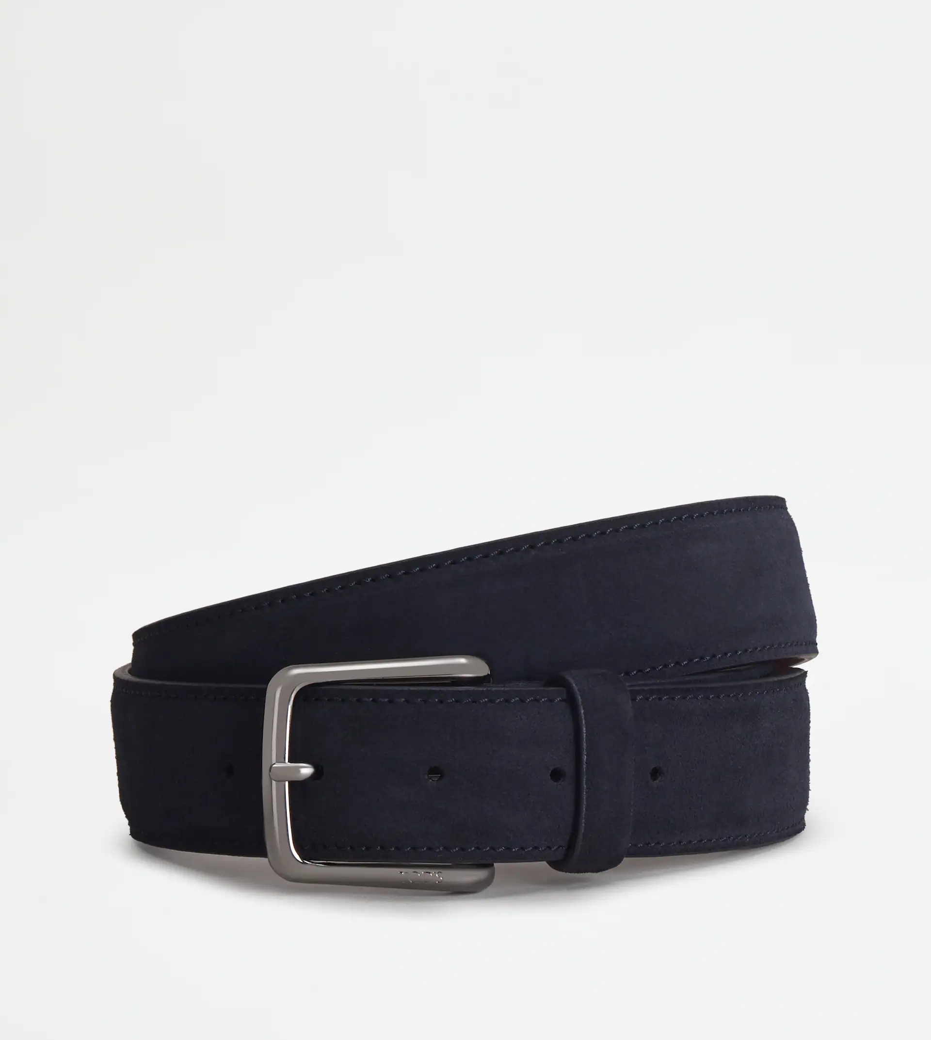 BELT IN SUEDE - BLUE - 1