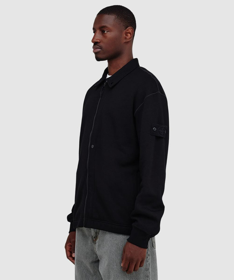 Stone Island Ghost wool fleece zipped track jacket outlook