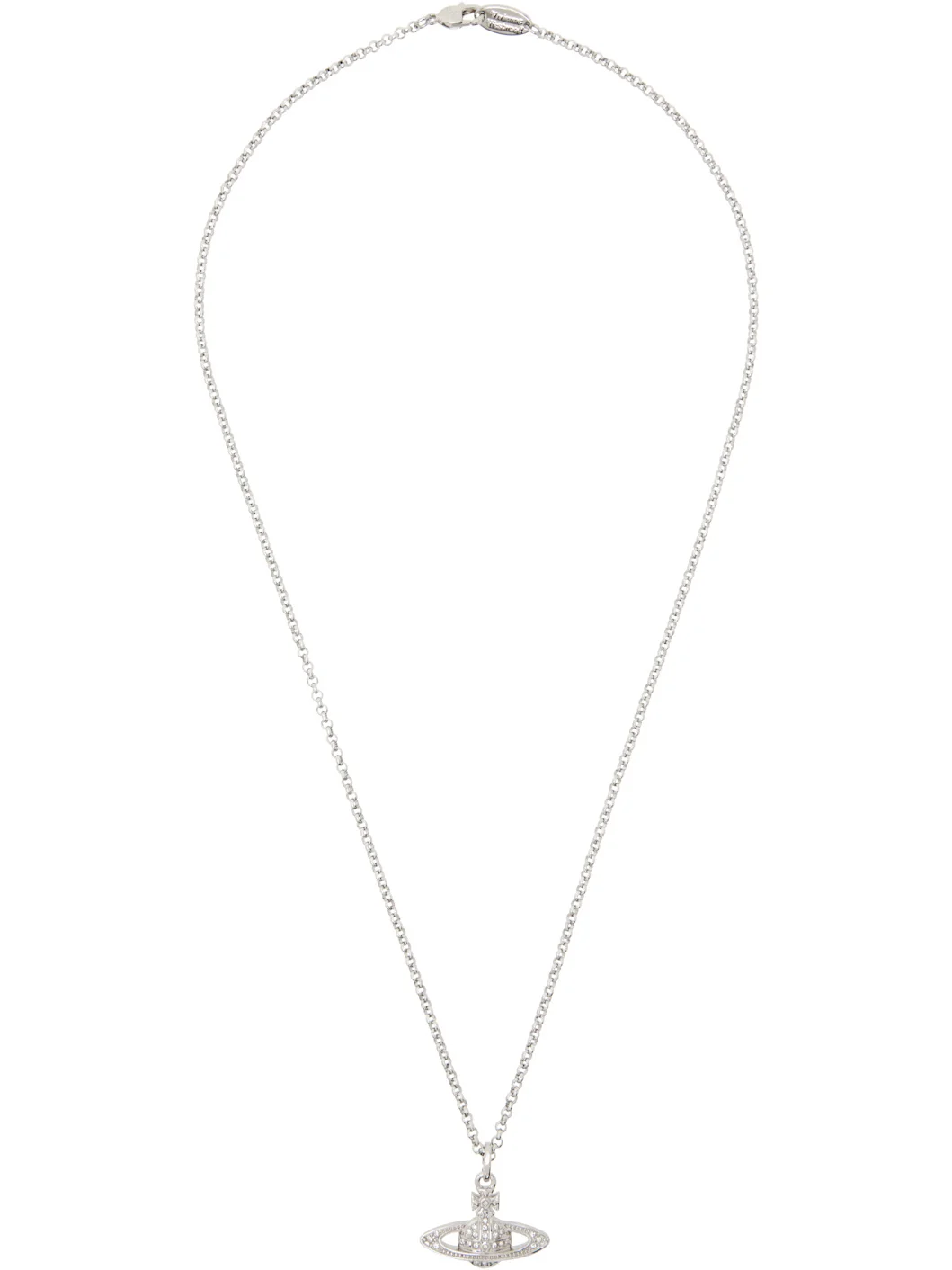 Mini Bas Relief Orb Pendant Necklace - 1