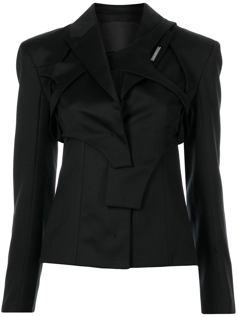 layered panel blazer 1