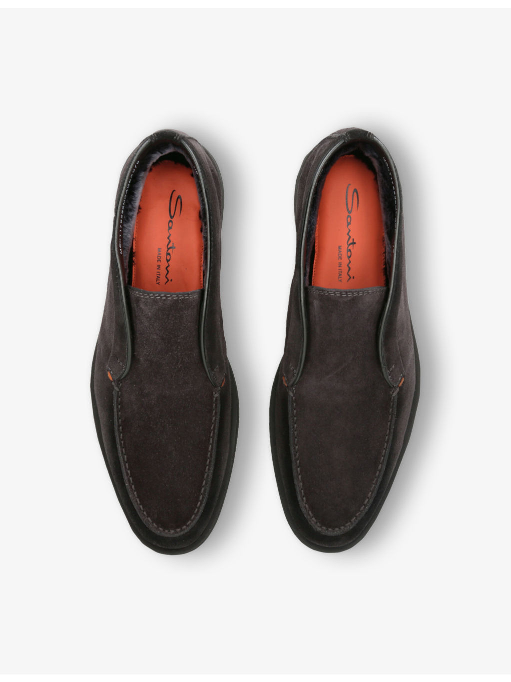 Detroit chunky-sole suede loafers - 2