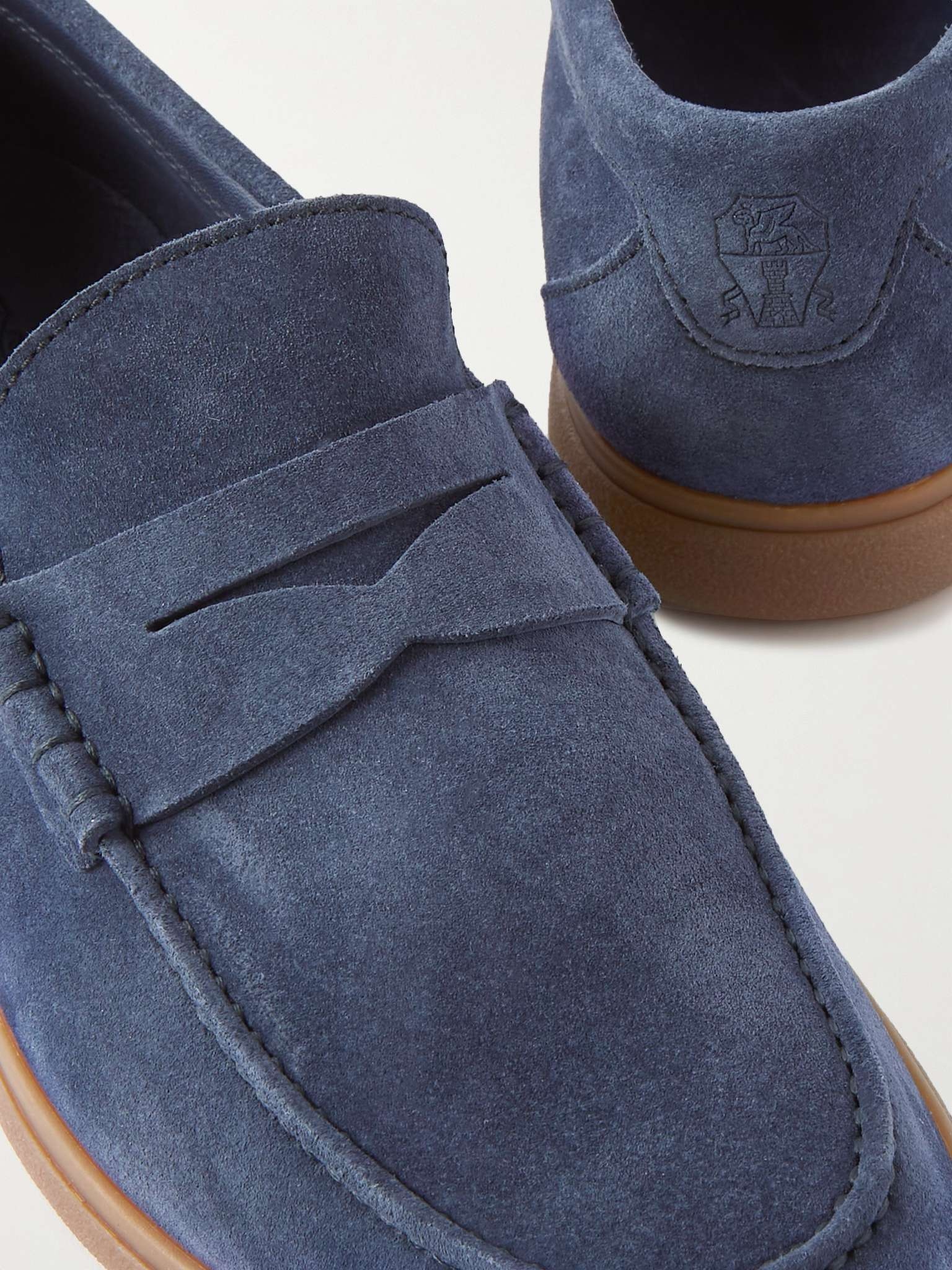 Suede Penny Loafers - 6