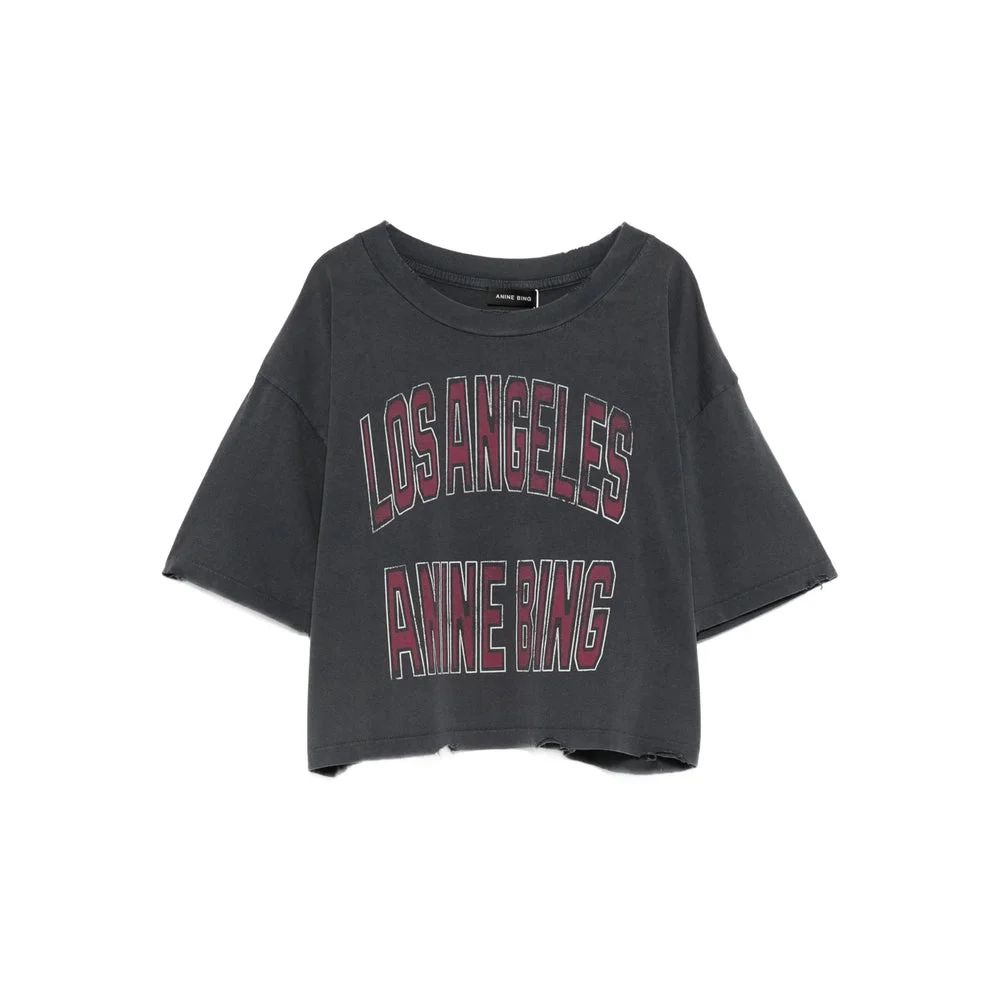T Shirts Gray, Red - 1