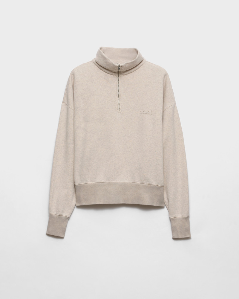 Long-sleeved cotton polo shirt 1