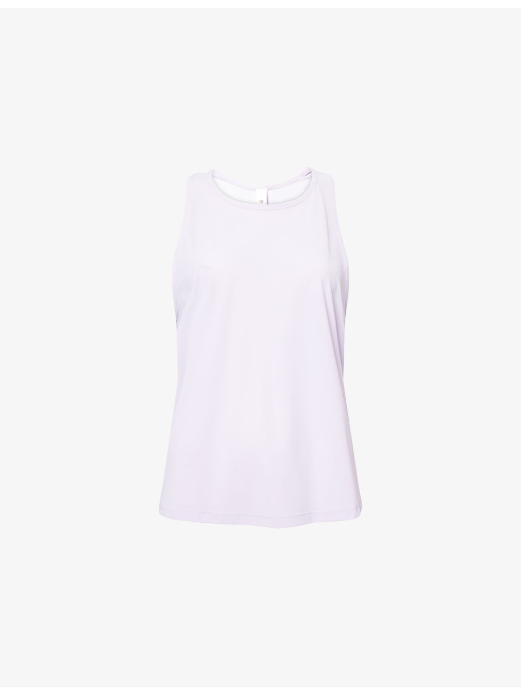 Ruched Racerback Flared Stretch-Woven Top - 1