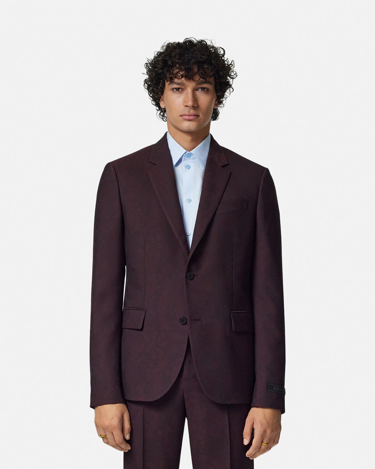 Barocco Jacquard Single-Breasted Blazer - 4