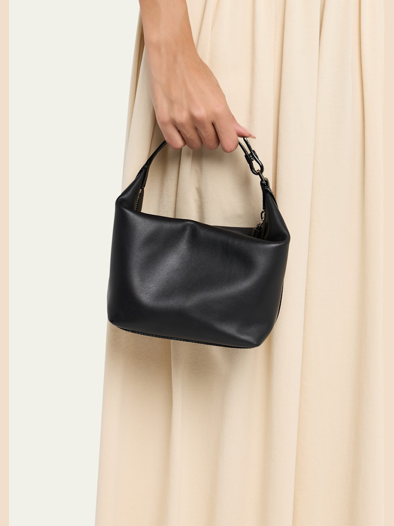 Valextra Mochi Top-Handle Sublime Leather Mini Bag outlook