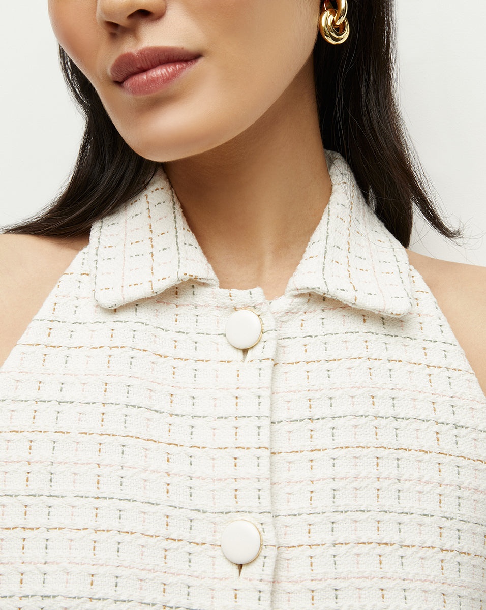 ROXANNE TWEED DRESS - 5