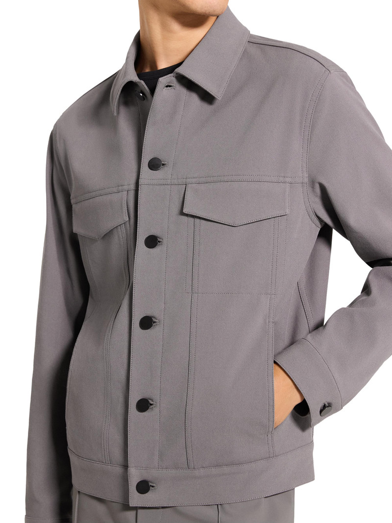 Men's River Neoteric Twill Trucker Jacket - Carbon 6