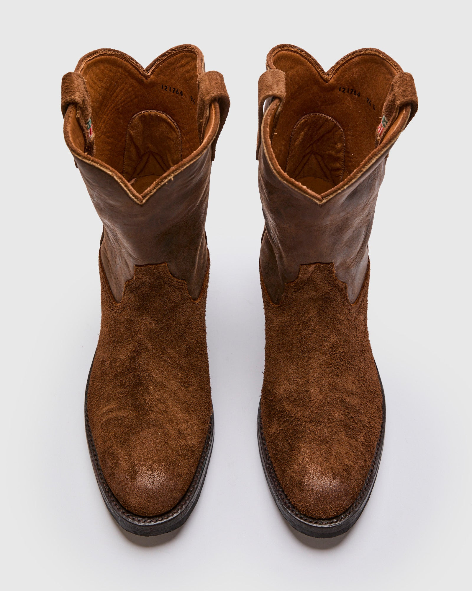 Walker Boot in Brown Roughout - 6