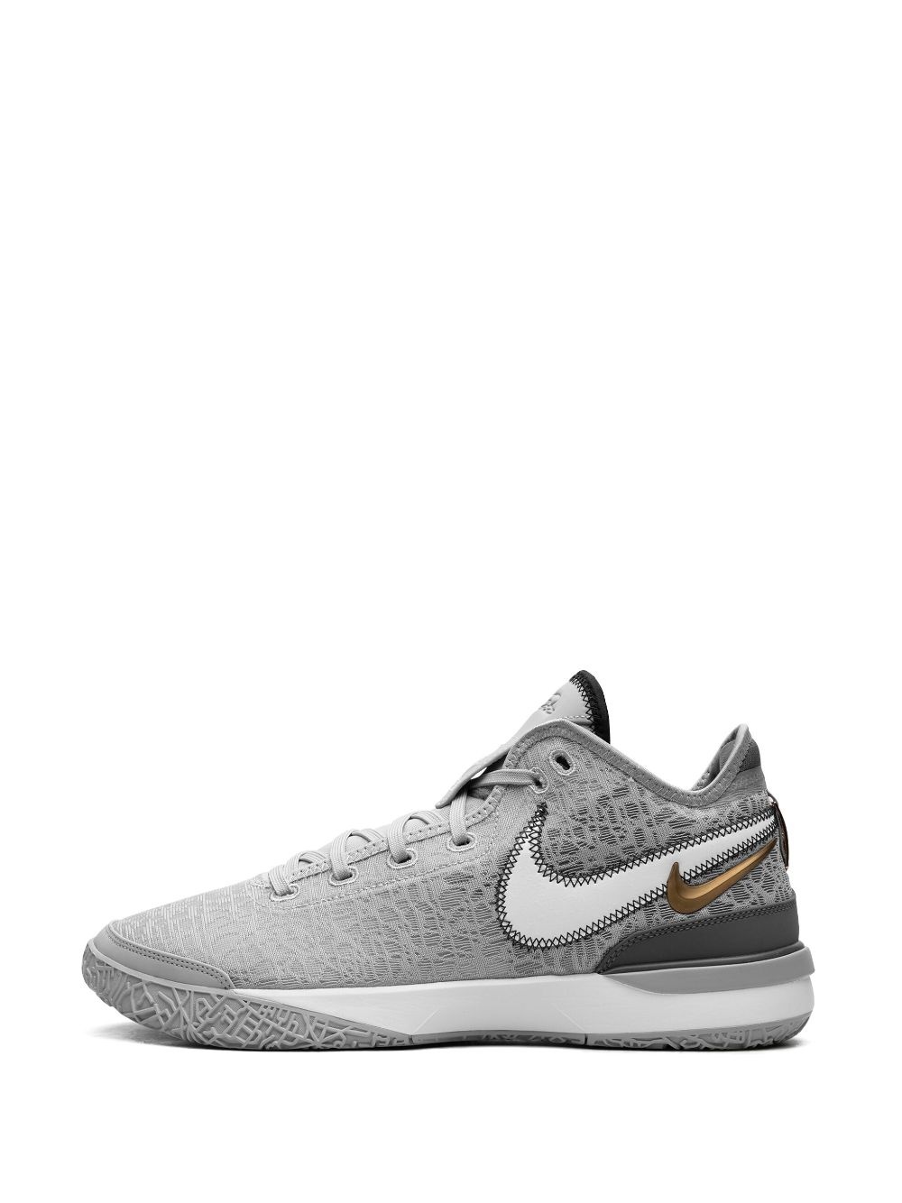 Zoom LeBron NXXT Gen "Wolf Grey Metallic Gold" - 6