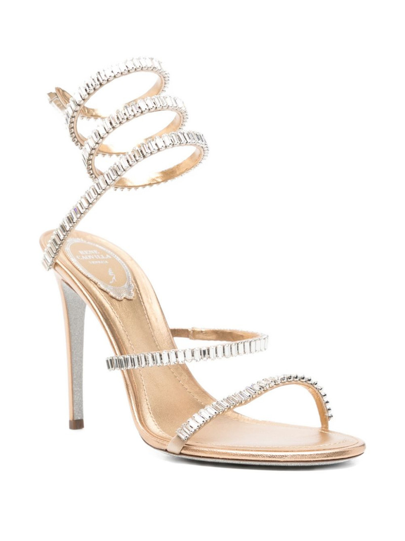 RENE CAOVILLA 105mm Cleo sandals outlook