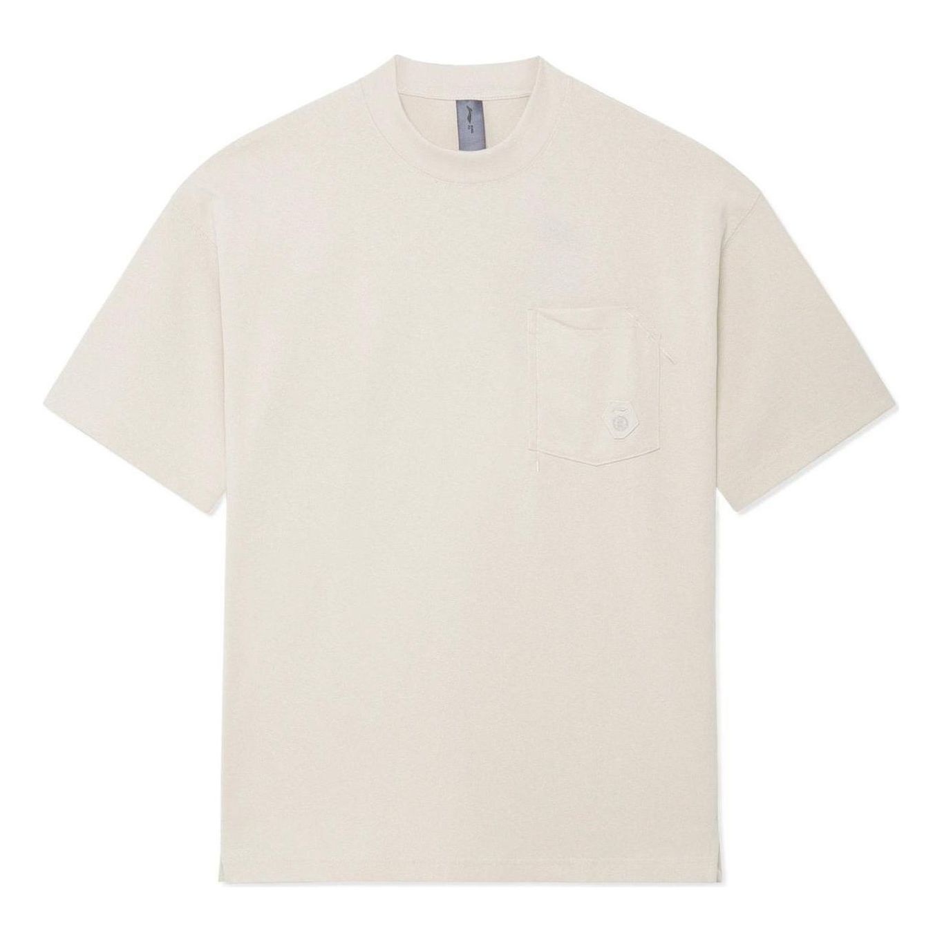 Li-Ning x Jackie Chan Kung Fu Pocket T-shirt 'Pearl White' AHSS205-3 - 1