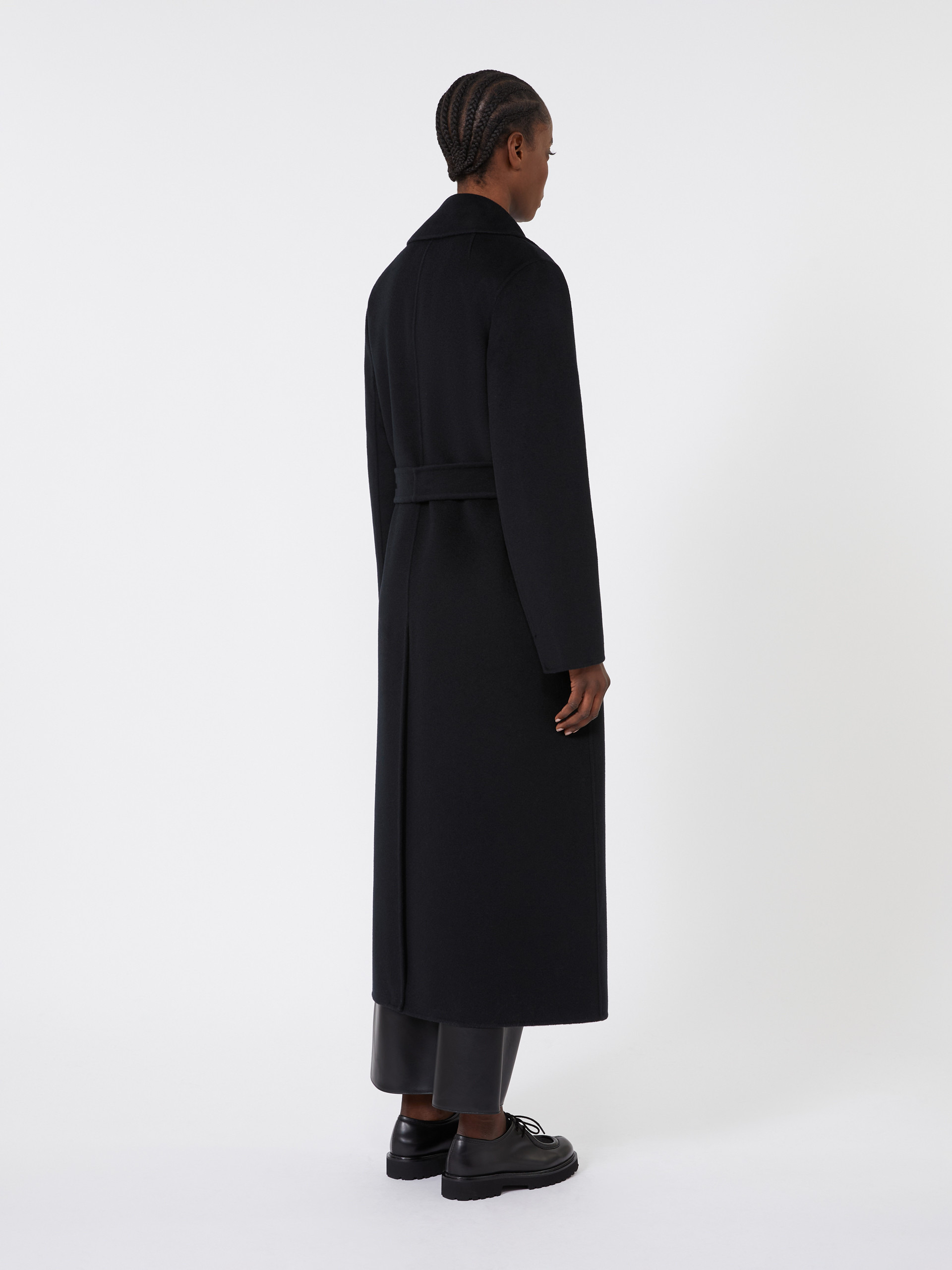 PAOLA Wool and cashmere coat with belt - 4