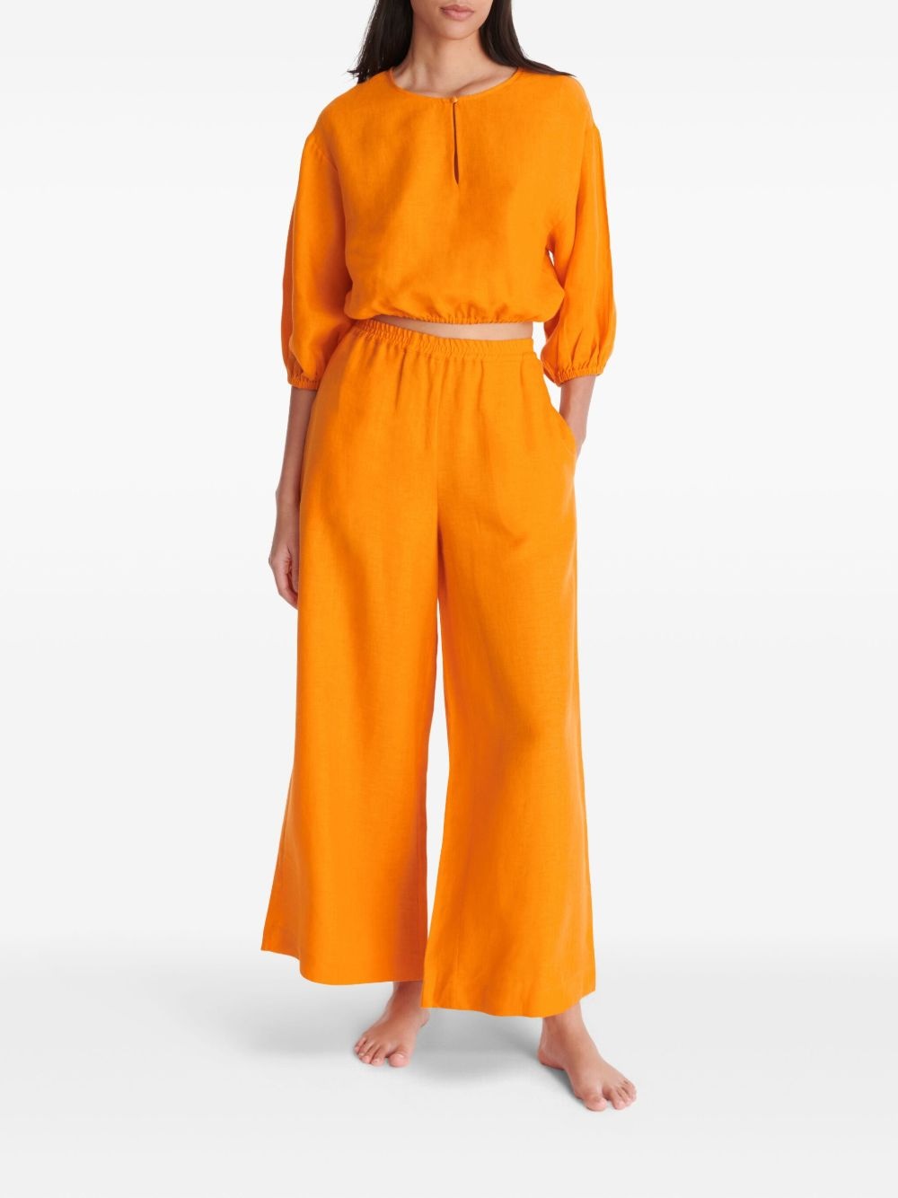 Select wide-leg trousers - 2