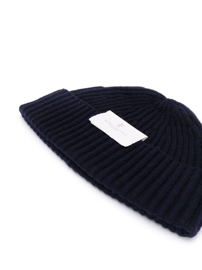 Brunello Cucinelli ribbed beanie outlook