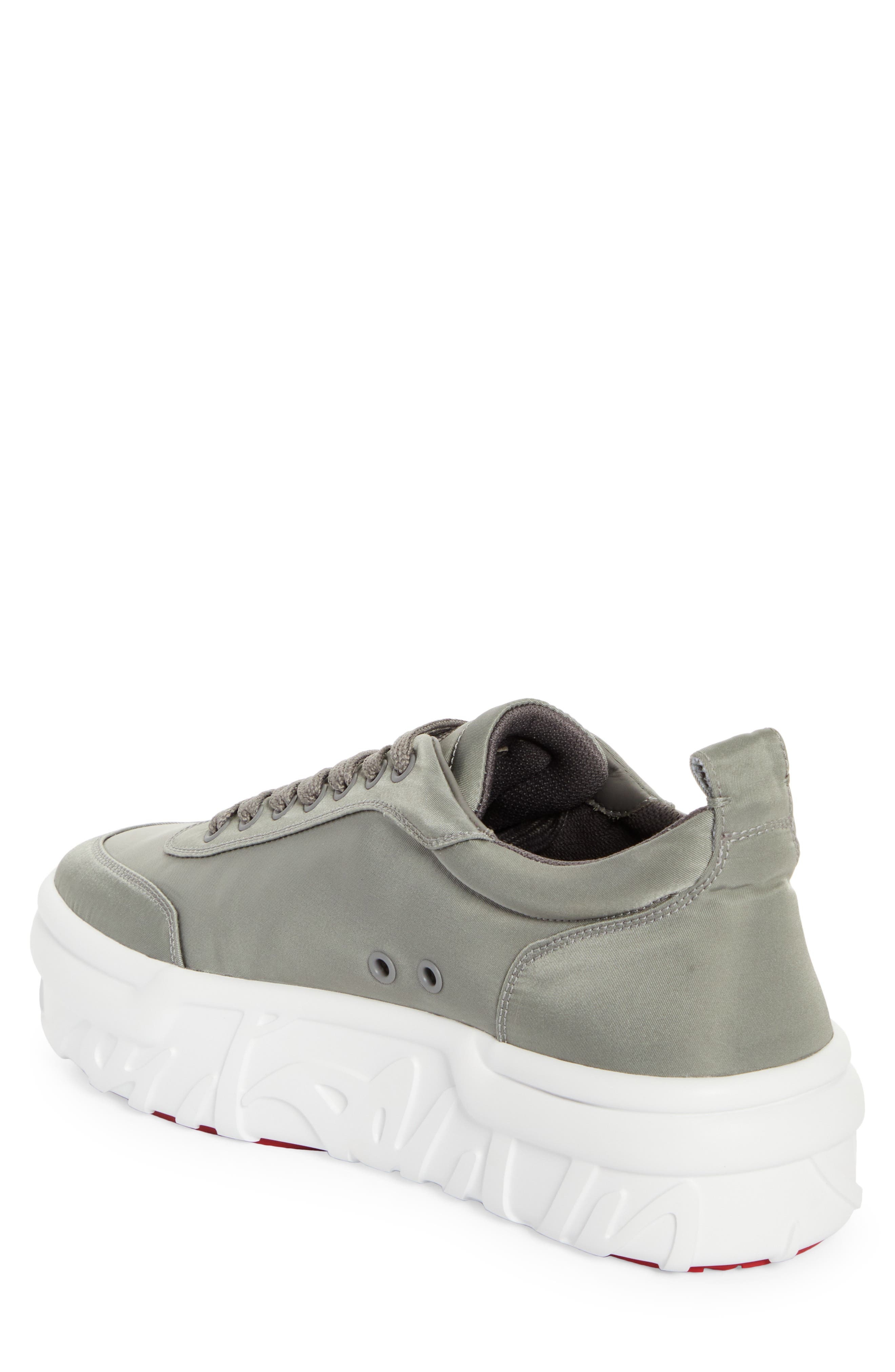 Christian Louboutin Choukario Platform Sneaker in Smoke Grey at Nordstrom - 2