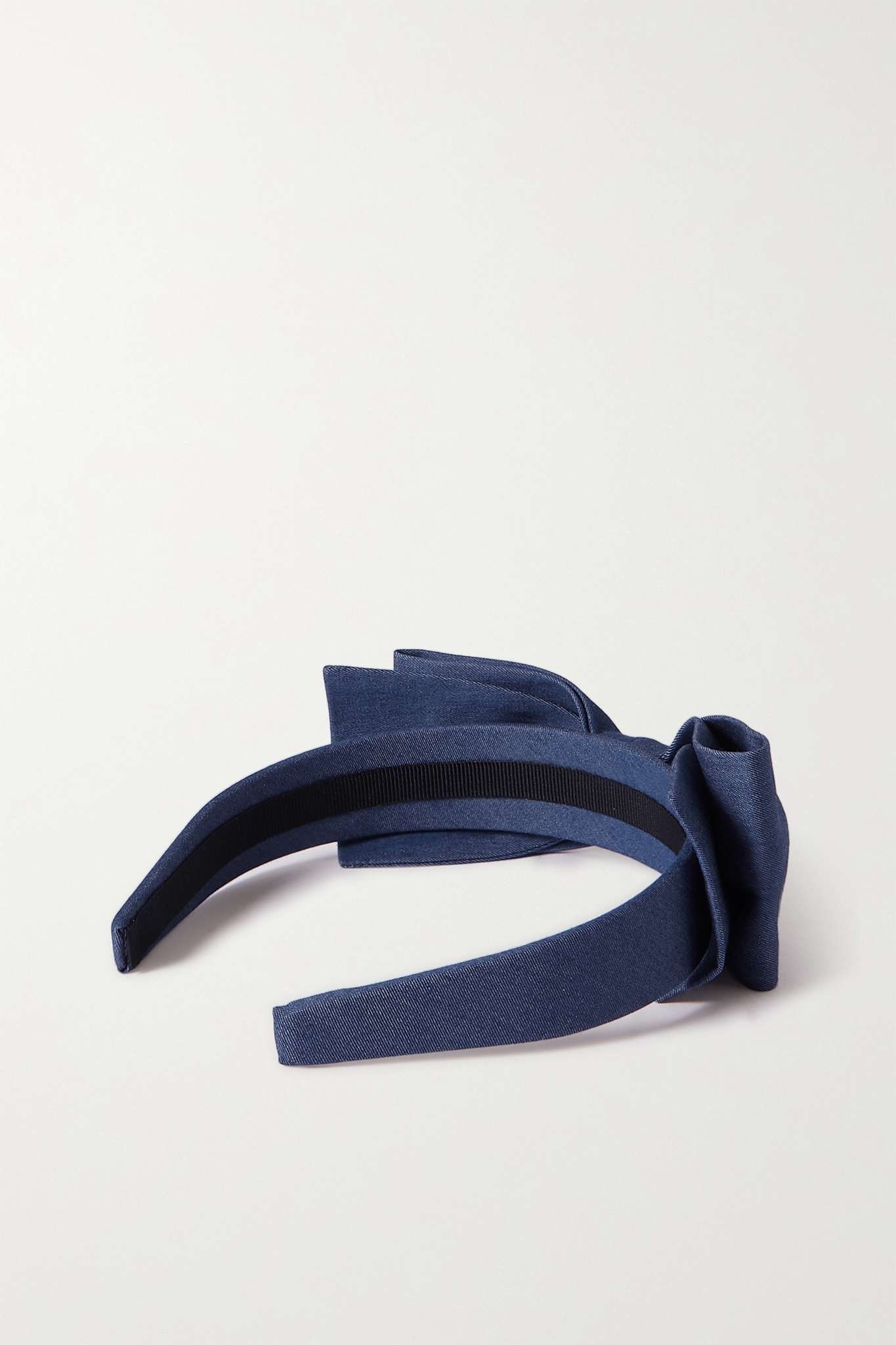 Bow-embellished cotton headband - 3