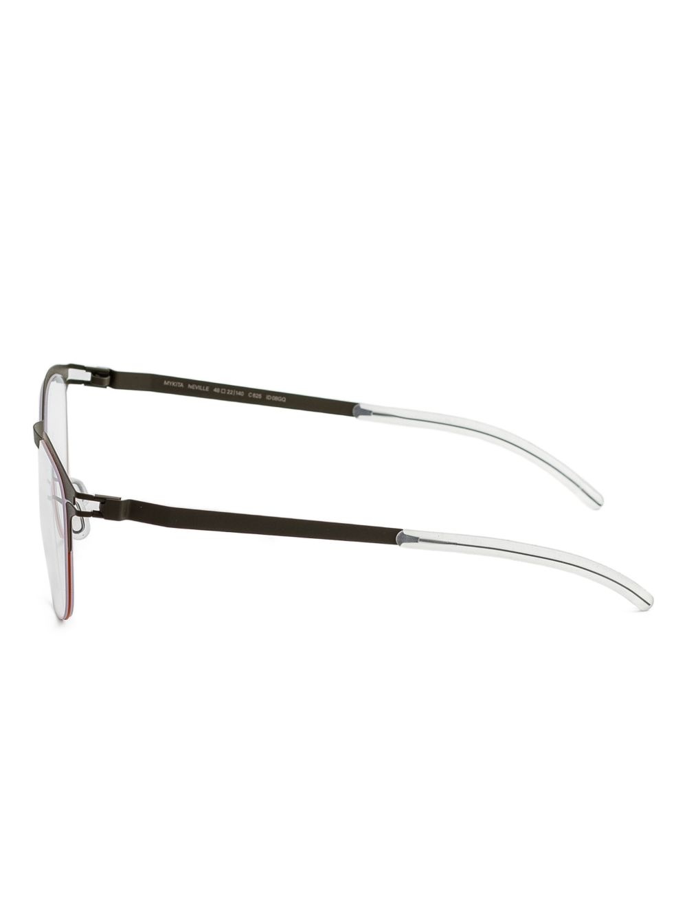 square-frame glasses - 3