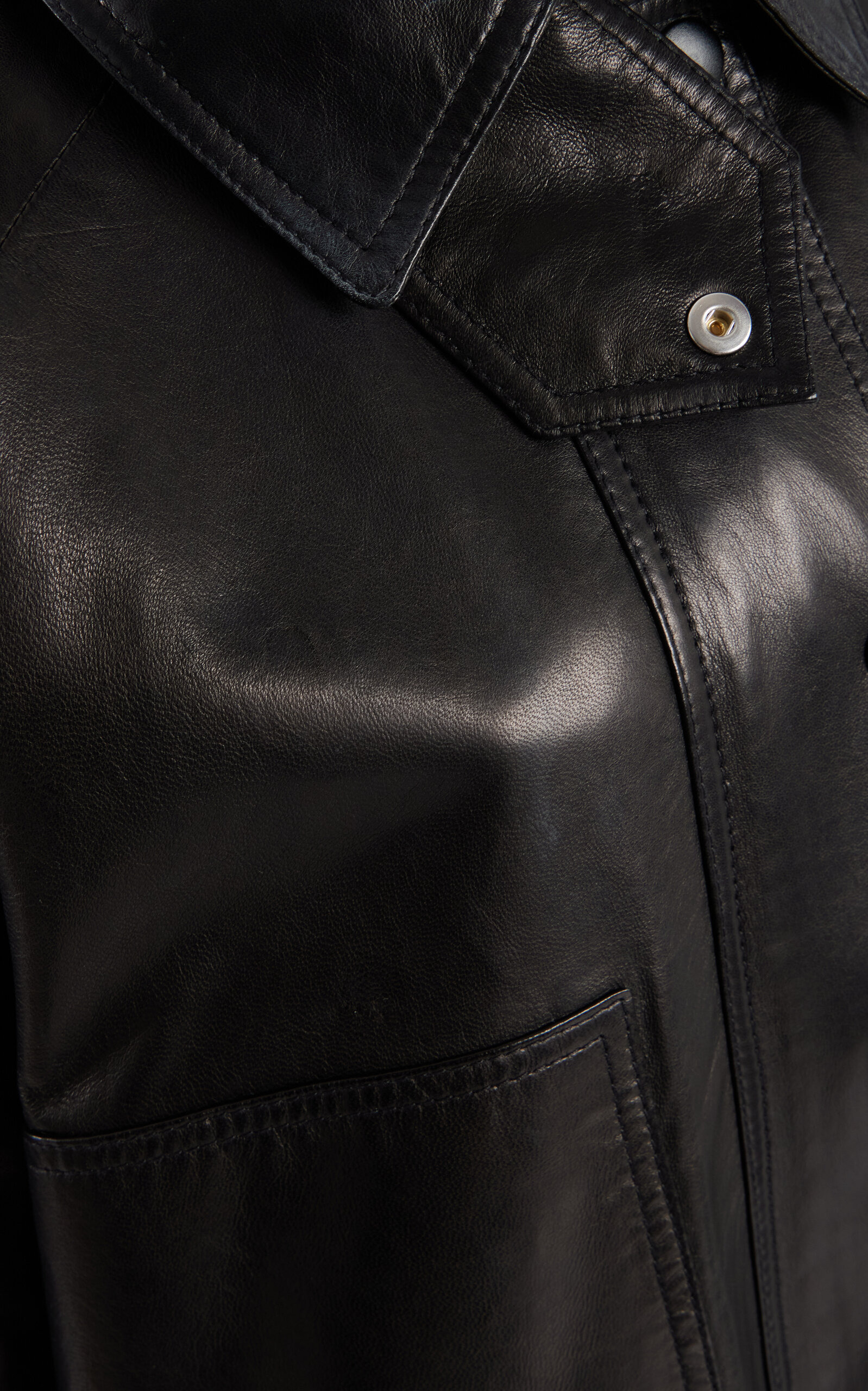The Harper Leather Balloon Jacket black - 6