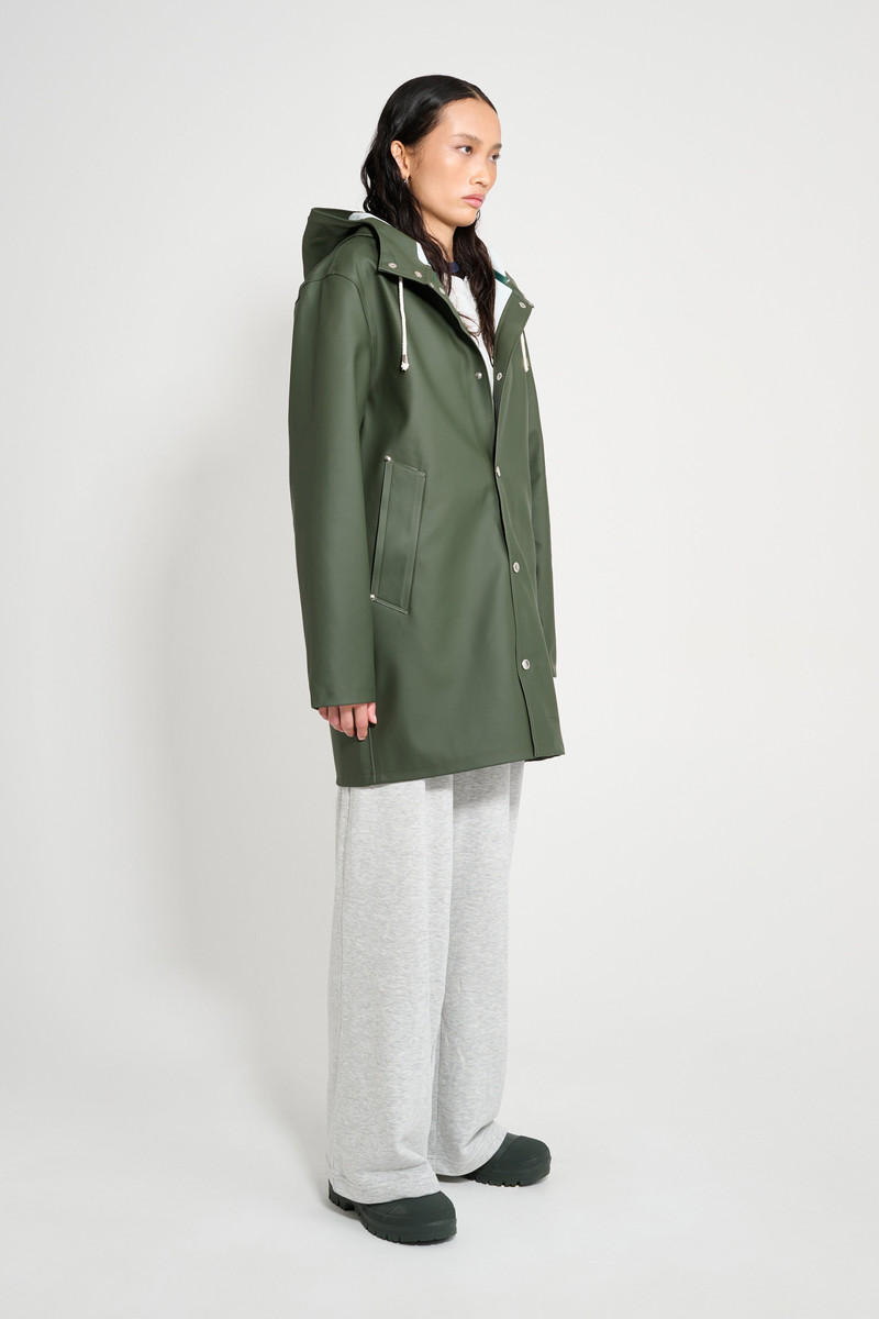 Stutterheim Stockholm Raincoat Green outlook