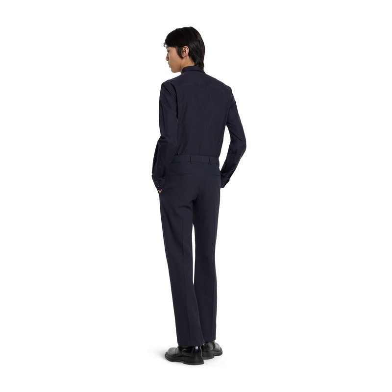 Piece dyed poplin shirt with embroidery 5