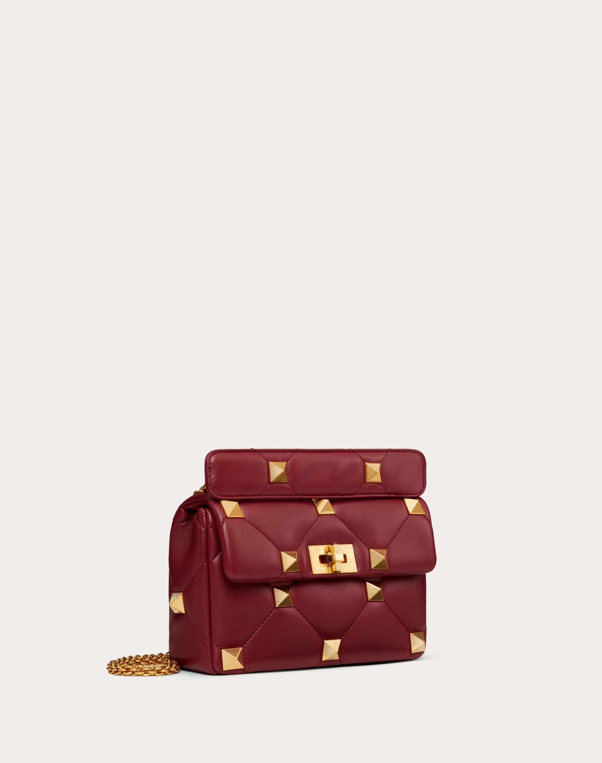 MEDIUM ROMAN STUD THE SHOULDER BAG IN NAPPA WITH CHAIN - 2