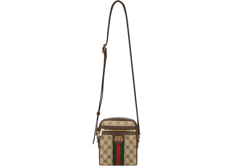GUCCI Gucci x Balenciaga The Hacker Project Shoulder Zip Bag Beige outlook