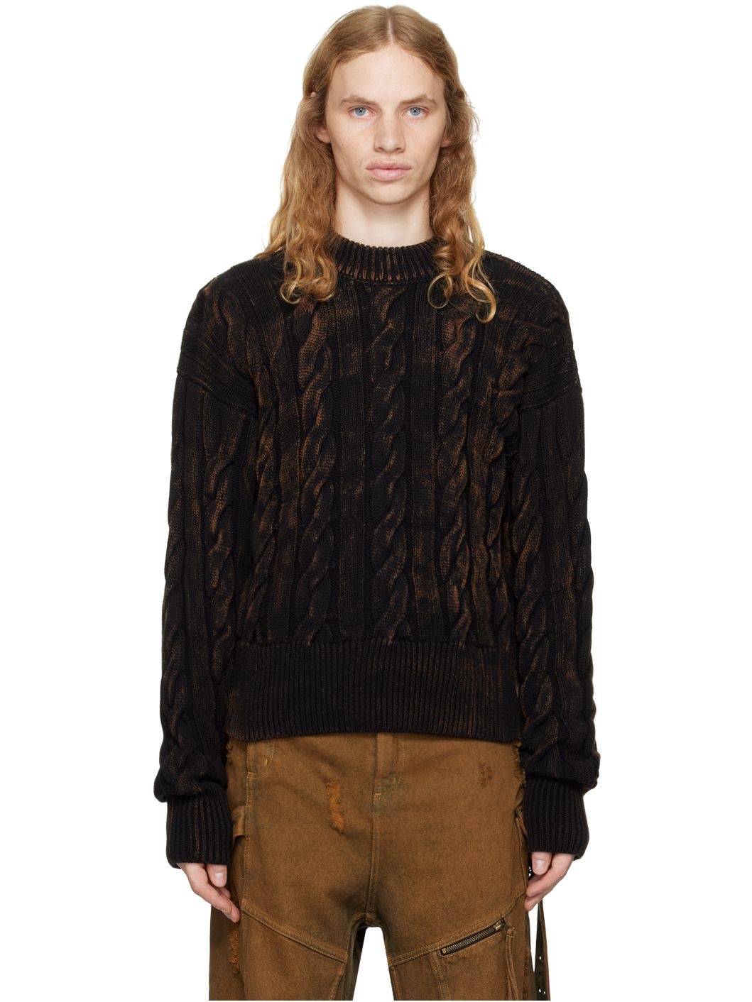 Black Oversized Sweater - 1