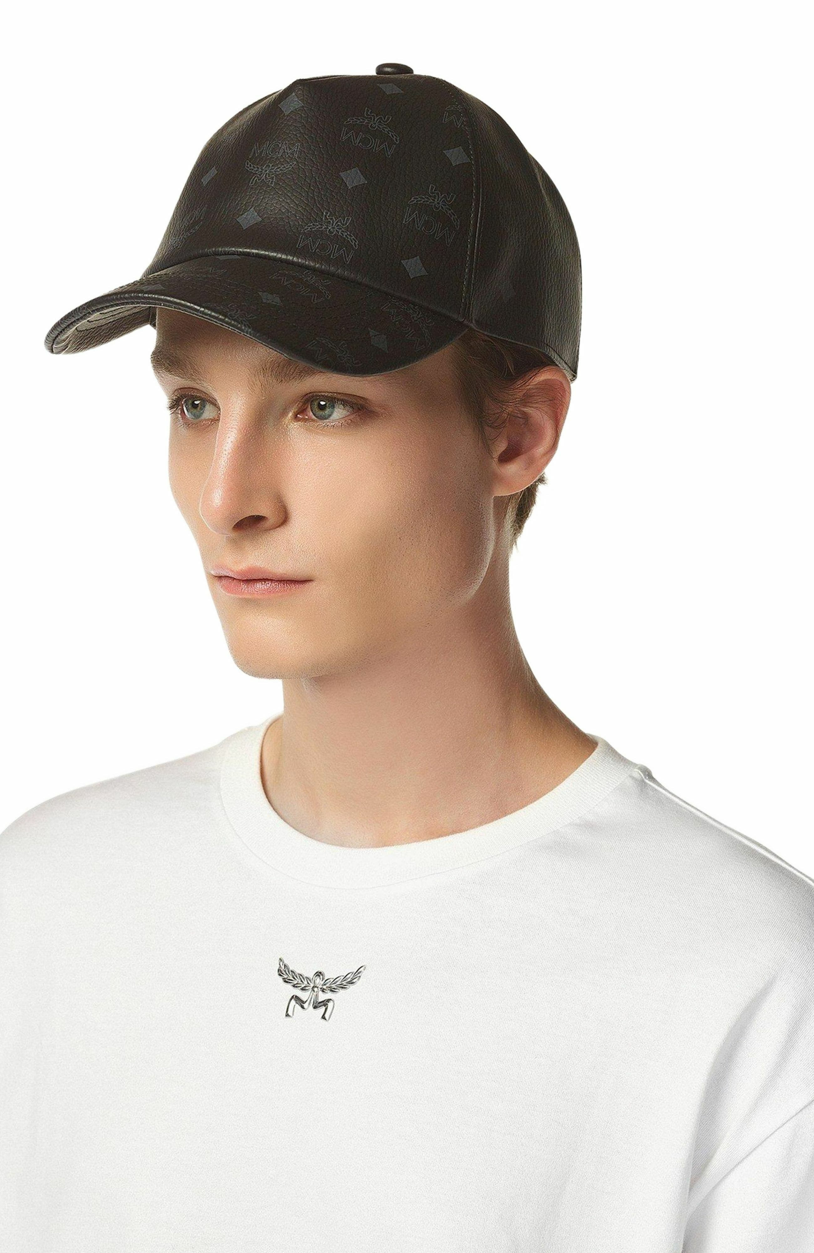 MCM Classic Cap in Visetos in Black at Nordstrom - 5