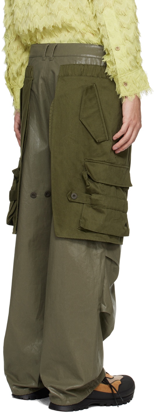 Khaki Raptor Cargo Pants - 3