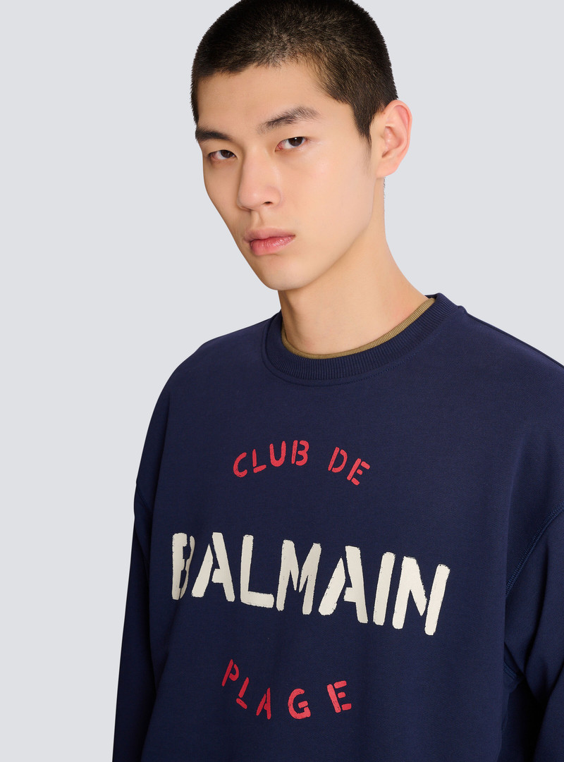 Sweatshirt with Balmain Club print 7