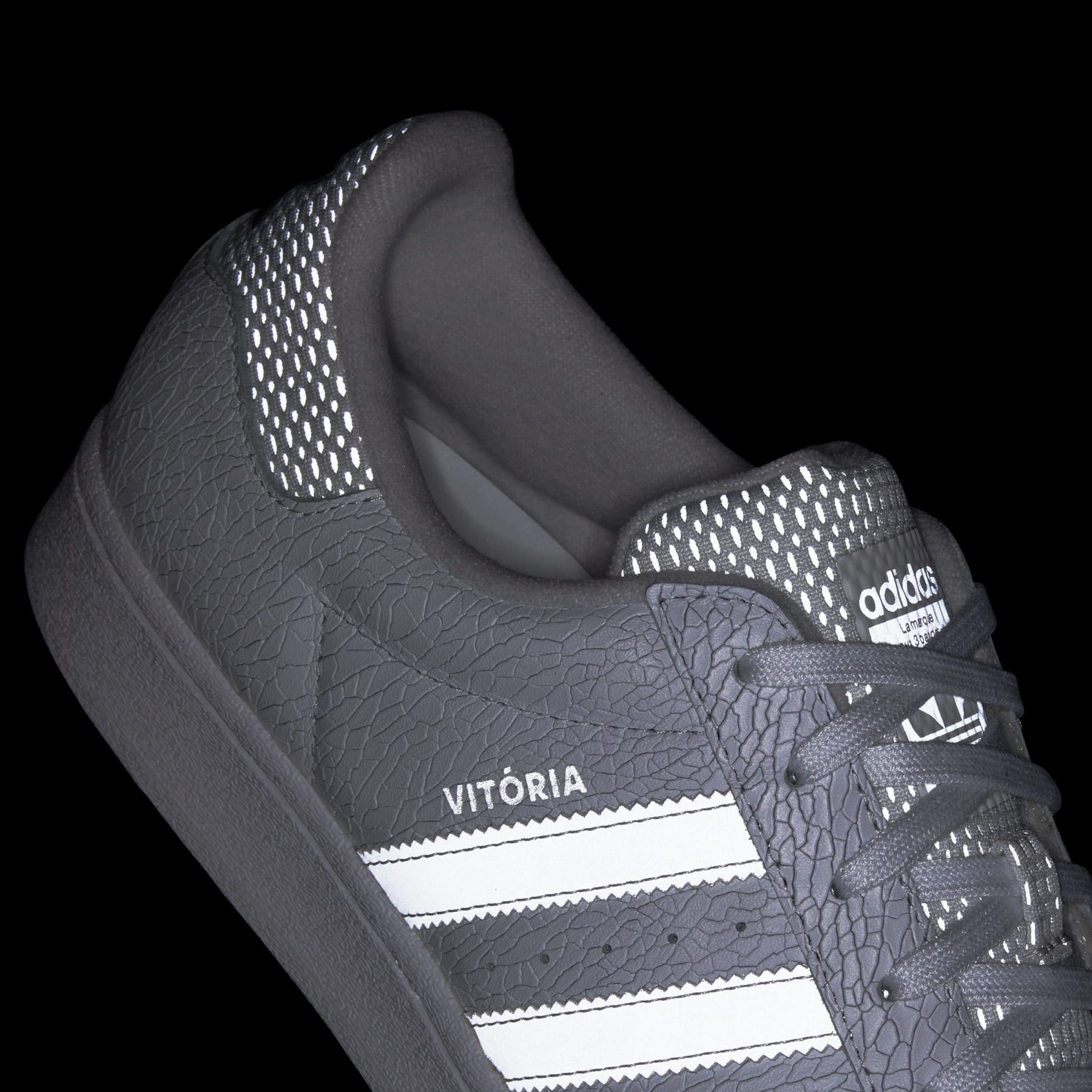 adidas gazelle silver green womens ADIDAS X VITORIA MENDONCA SUPERSTAR ADV CORE WHITE / WHITE REFLECTIVE–  Bluetile Skateboards main image 1