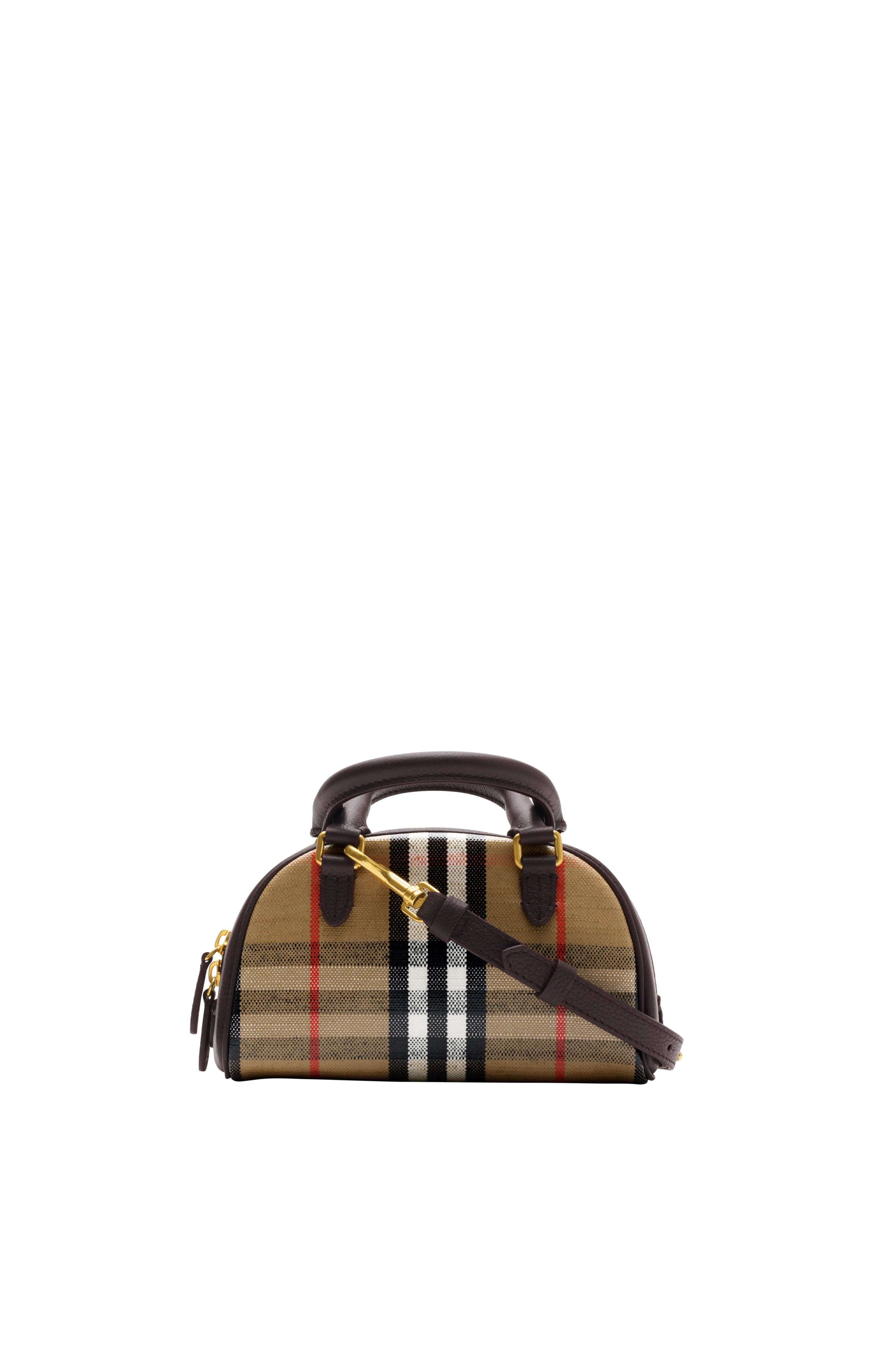 burberry Mini Highlands Bowling Bag in Sand Beige at Nordstrom - 5