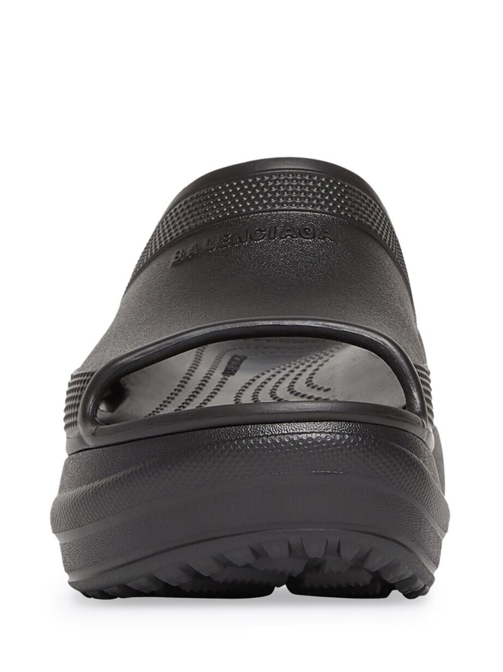 X Crocs perforated rubber slides - 6