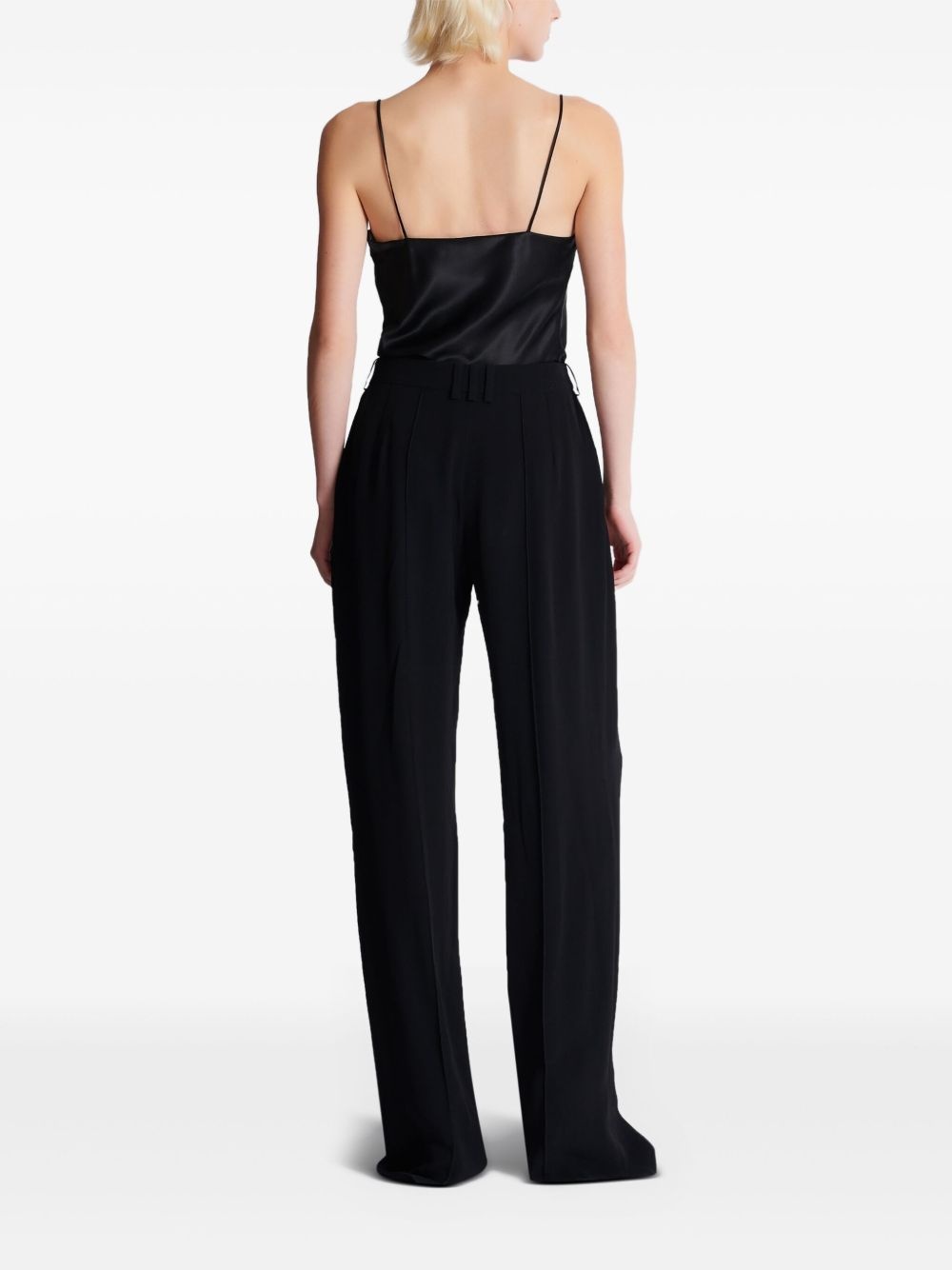crepe tailored trousers - 4