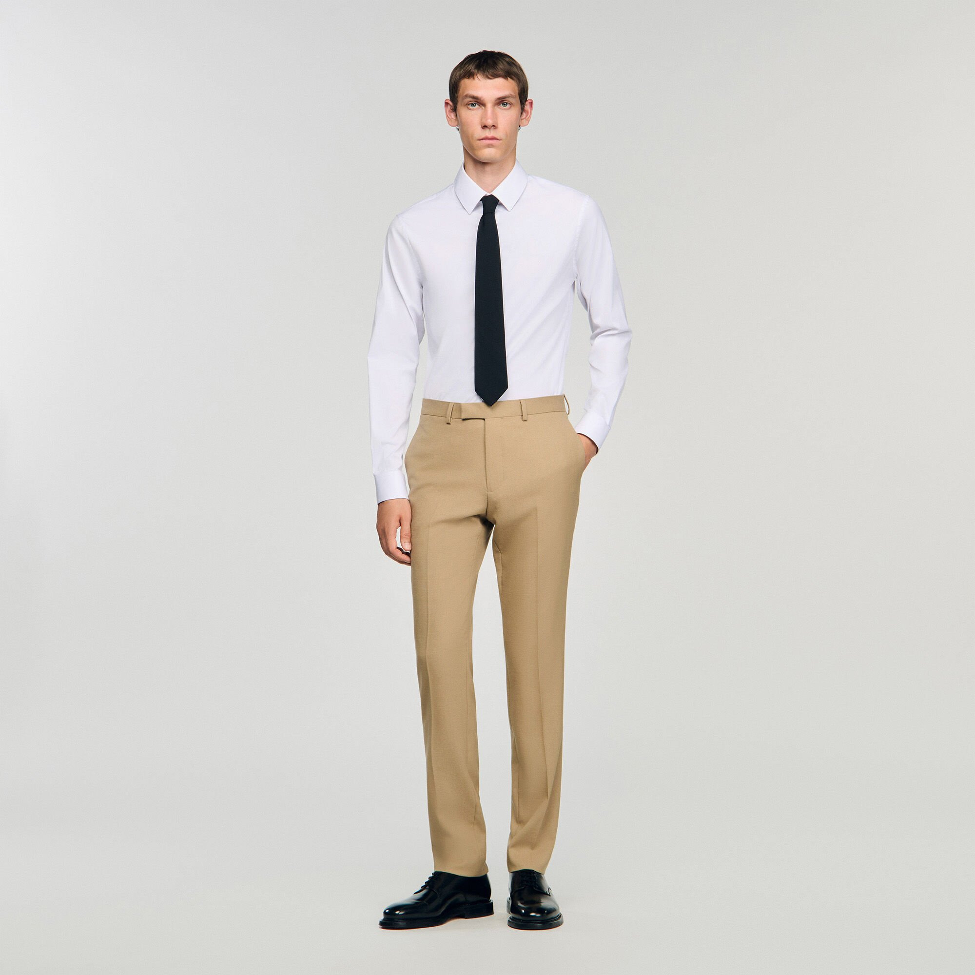 WOOL SUIT TROUSERS - 2